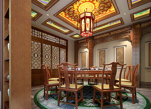 安吉中式古典风格家居装修设计效果图